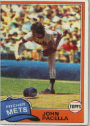 1981 Topps Baseball Cards      414     John Pacella  RC